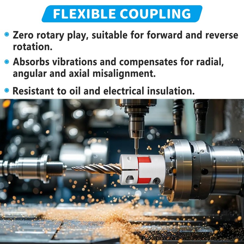 Shaft Coupling 14 mm to 15 mm Bore, L40 x
