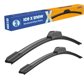 ICEXSNOW 22"+20" Water Repellent Windshield Wiper Blades Replacement for Toyota Tacoma 2023-2016 4Runner 2009-2003 Jeep Compass 2017-2007 Chevy Malibu 2008-2004 Camaro 20-16 Corvette 19-14 and MORE