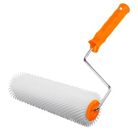 Bleed Roller, Spiked Roller, Nail Roller, Spiked Roller, Spike Length 15 mm, Suitable for Removing Air and Bubbles from Floor Coatings
