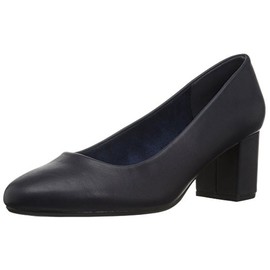Easy Street Women's Proper Dress Pump, Navy, 6.5 M US