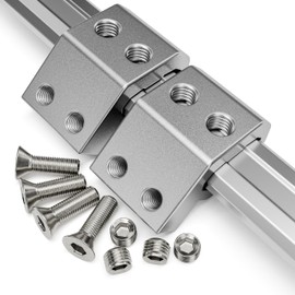 Alpha Engineered Universal Mounts Compatible with Milwaukee Packout OEM Rails (Silver)