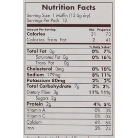 Dixie Carb Counters Blueberry Cream Muffin Mix