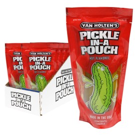 Van Holten's Pickles - Jumbo Hot Pickle-In-A-Pouch - 12 Pack