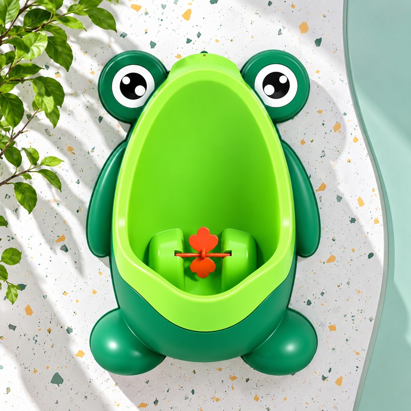 Frog Potty Training Urinal for Boys – Wall-Mounted Toddler Pee