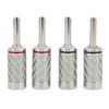 4pcs BFA Banana Plug Brass White Carbon Fiber Shell Speaker
