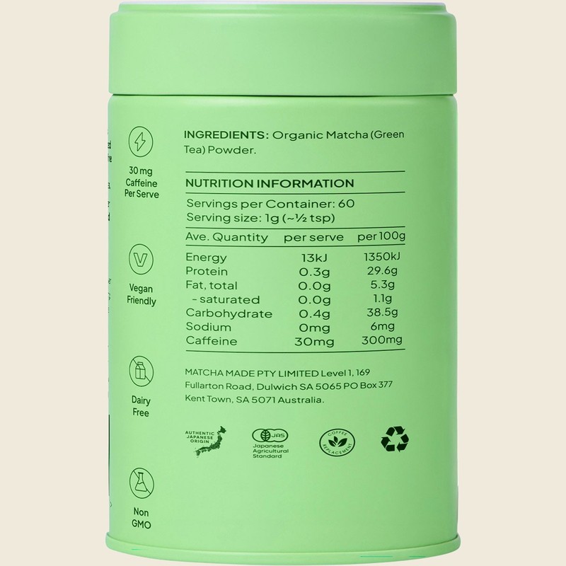 Morning Made Unsweetened Matcha Latte 60g