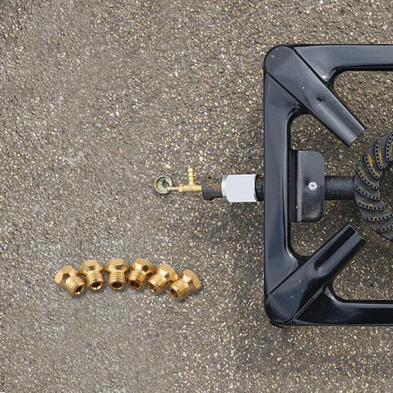 6 Pieces Burner Gas Natural Gas Hob for LPG Conversion