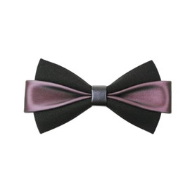FASELE Men's Bow Tie, Cool Business Wedding Cost Best Clothing Suit Uniform Korean Elegance Wedding Events Groom Stylish Fashion Gift Present, purple