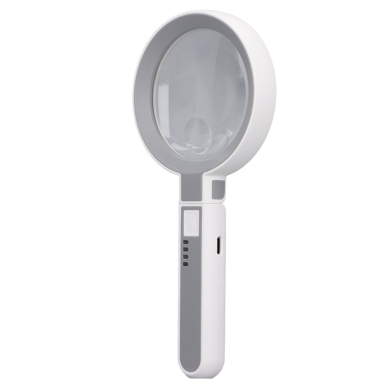 Magnifying Glass 5X 11X 18 LED Rechargeable 3 Brightness Levels