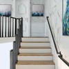 2FT Black Iron Hand Railing, Sturdy Safety Staircase Handrails Wall