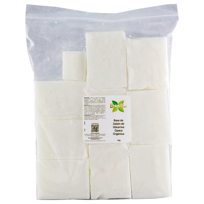 Base de Jabón De Glicerina Opaca (1, Kilogramos)