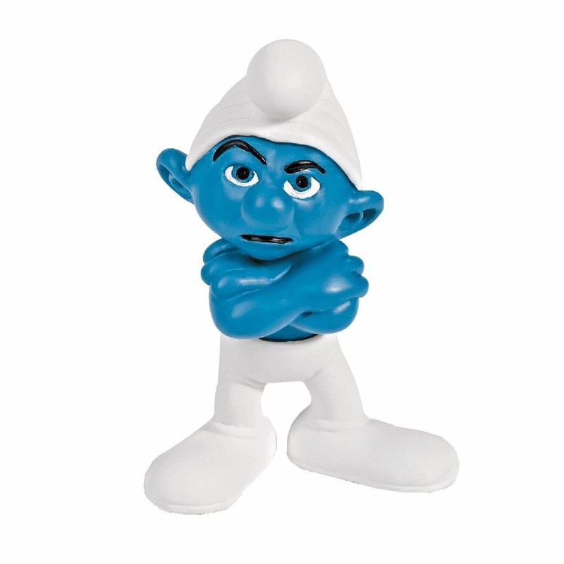 Schleich Grouchy Smurf Figure