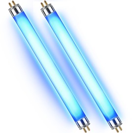 Kittmip 2Pack 32050 6Watt UV Replacement Bulbs, F6T5/BL Fluorescent Tube G5 Base Mosquito & Flying Insect Trap Bug Zapper Light Bulb Compatible with DT2000XL DT2000XLP