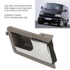 Auto Interior Door Handle Gray Base Plated Inside Pull Door