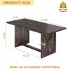 YITAHOME 70.8" Large Farmhouse Dining Table for 6 to 8