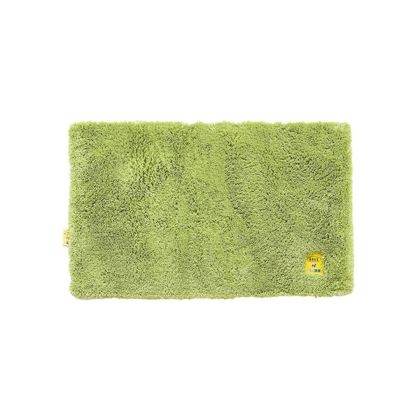 OKA Easy Dry Ag+ Bath Mat, Green, 19.7 x 31.5 inches (500 x 800 mm)