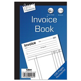 2x Just Stationery Invoice Book