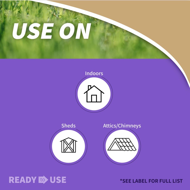 Bonide Bat Magic Bat Repellent, Pack of 4 Ready-to-Use Peppermint