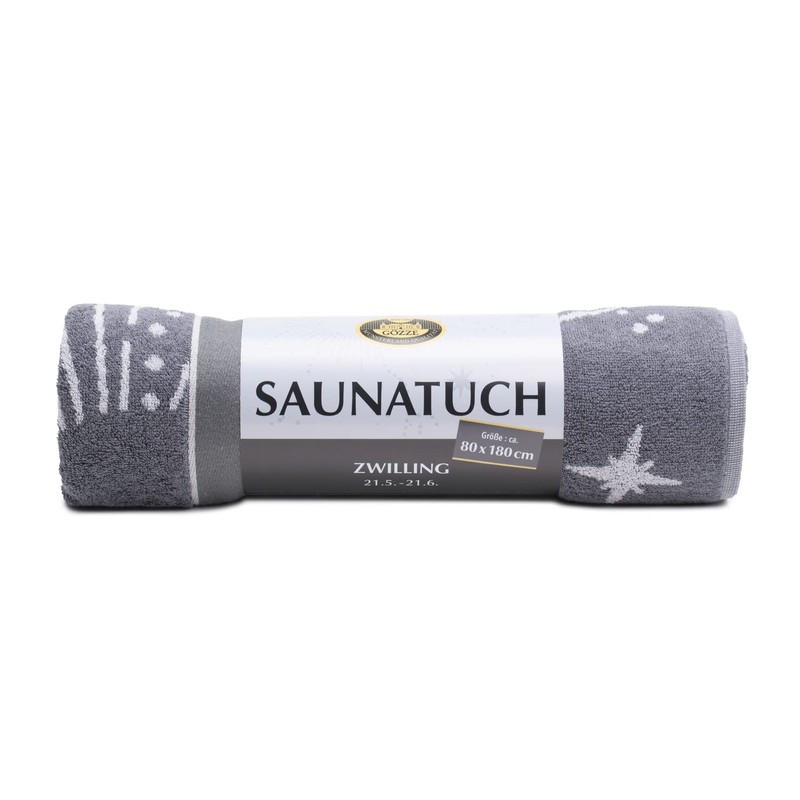 Gözze - Fluffy Sauna Towel with Zodiac Star Sign Design,
