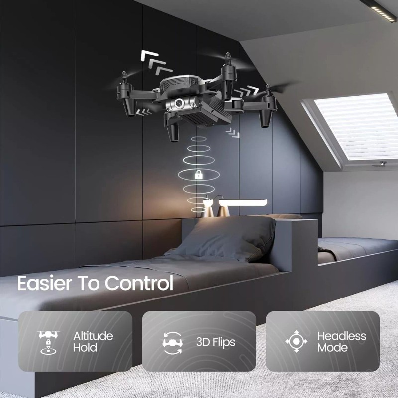 DEERC D20 Silver Mini Drone with 720P HD FPV Camera