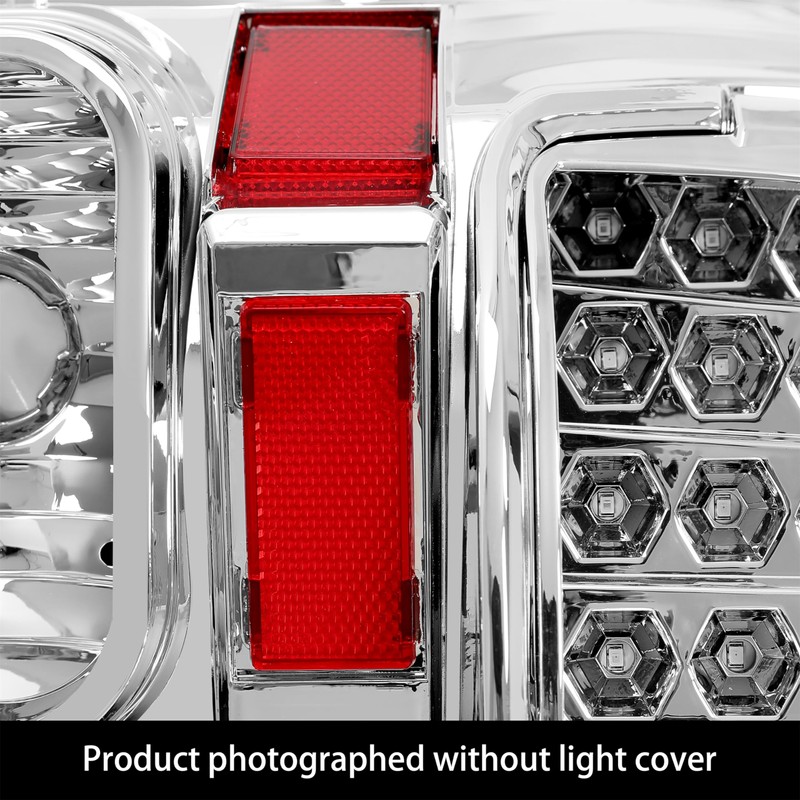 HECASA Tail Lights Compatible with 2007-2013 Toyota Tundra Pickup Truck
