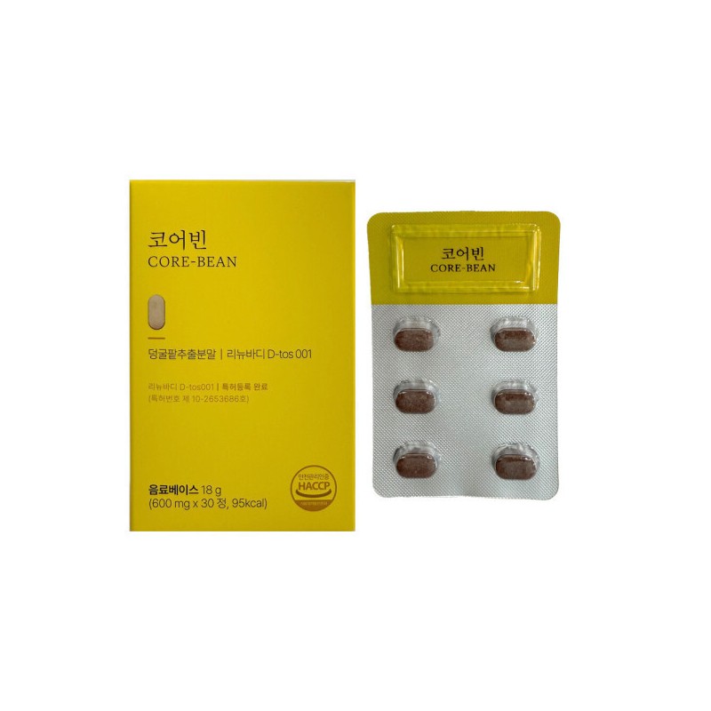 코어빈 유로디에트 덩굴팥 추출분말 600mg x 30정 1박스 / 써클