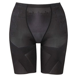 Wing/Wacoal KQ0821 Women's Girdle, Exercise while Walking, Long Length, Slimming Pants, Black