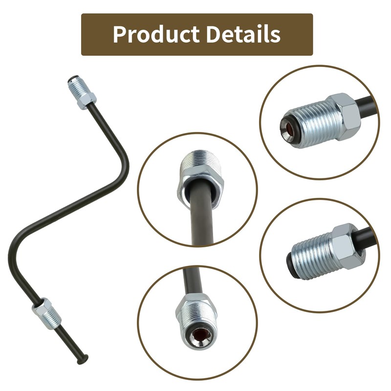 MuHize Front Brake Line Pipe - 47318-04110 4731804110 Left Brake