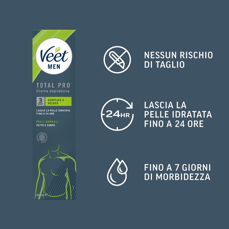 Veet Men Hair Removal Cream for Men Normal Skin 200ml