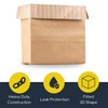 Wenses Trash Compactor Bags for Kitchen (12-Pack), 25% Thicker Kraft