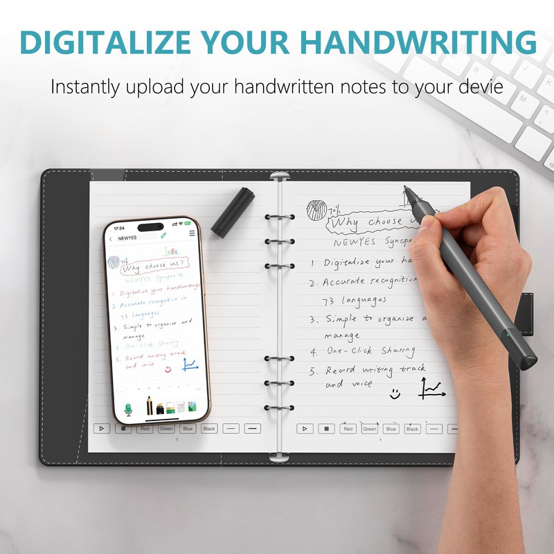 NEWYES SyncPen 4 Set Smart Pen Digital Notebook (with Notebook)