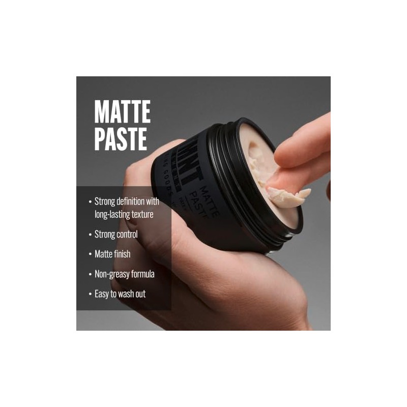 STMNT Grooming Goods Pasta mate, 3.5 onzas | Control fuerte