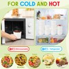 50 Pack 20 Oz Paper Soup Containers with Lids, Kraft