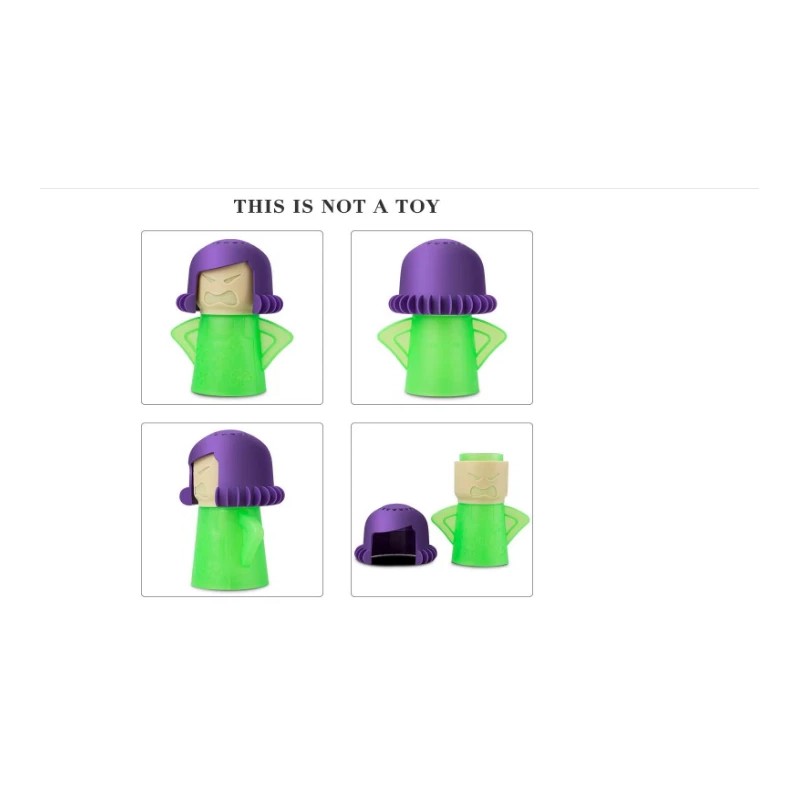 georglasko_8 Angry Mama Microwave Cleaner Steam Cleaning Kitchen Gadget Tool​