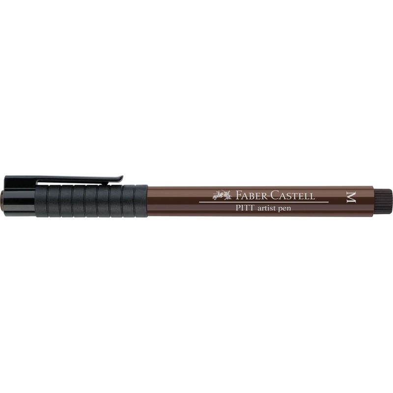 Faber-Castell PITT Artist Pen, Medium Fineliner - Sepia (175) 0.3mm