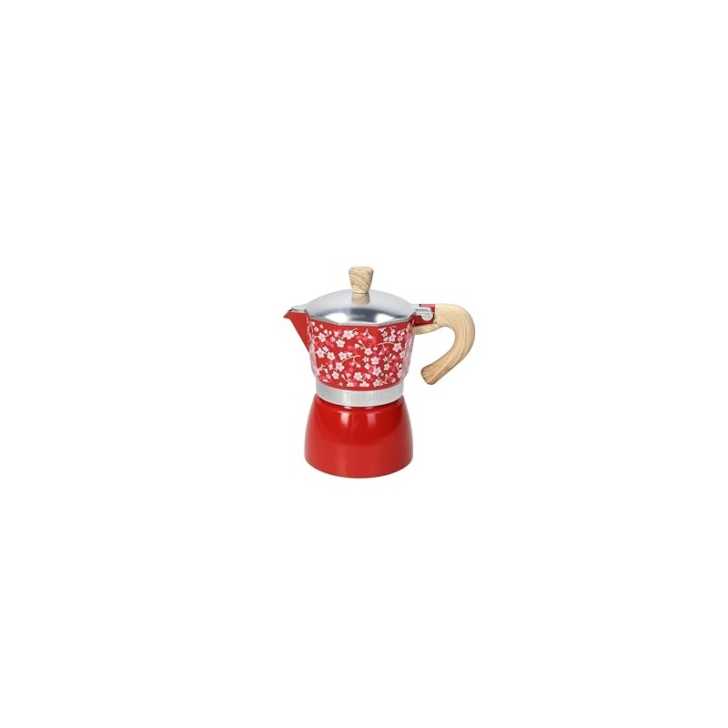 Tognana Japan Collection Coffee Pot 3 Cups Aluminium Red