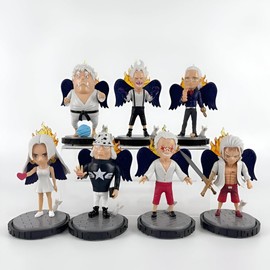 Wecoeur One Piece Boa Hancock Warlord Seraphim Action Figure: Variations: Boa Hancock, Dracule Mihawk, Jinbe, Bartholomew Kuma, Sir Crocodile, Donquixote Doflamingo, Gecko Moria - 4.7 in