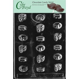 MARDI GRAS INTERNATIONAL CANDY MOLD CHOCOLATE