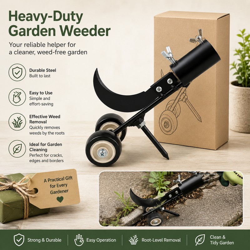 Manual Weed Puller Tool for Lawn & Garden Cleaning –
