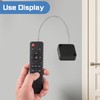 MILAKE Retractable Remote Control Holder Tether Lock, 3 Pcs 6.5ft