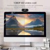 HD Webcam with Microphone, HD 1080P 2MP USB Webcam Desktop