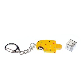 Popsicle Key Chain Key Ring Miniblings Flavored Ice Cream Cawaii Yellow