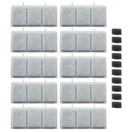 PET STANDARD Replacement Water Filters Compatible With Petory 74oz/2.2L Pet Fountain, 10 Pack