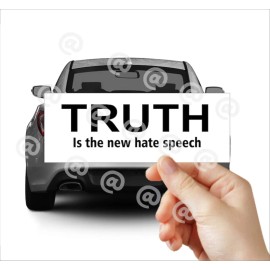 Unbranded Truth Is The New Hate Speech - Funny Bumper / Window Stickers