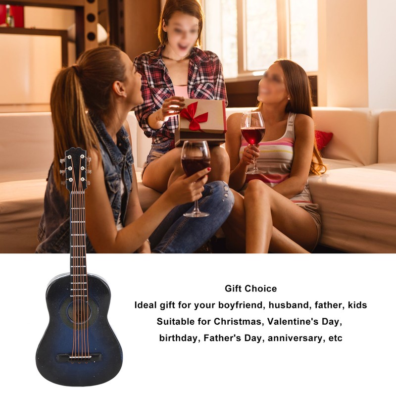 Guitar Brooch Fashionable Elegant Unisex Vintage Instrument Lapel Pin for