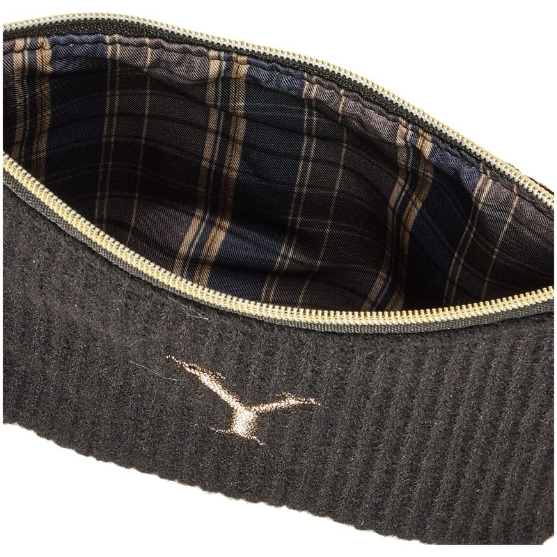 Global Arrow Tricot Initial Flat Pouch BK/Y Size: Approx. W16