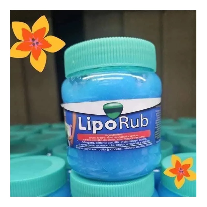 Liporub Gel Quema Grasa ,elimina Estrias Mentol