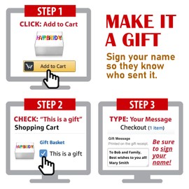 Birthday Party Large Brownies Gift Box Individually Wrapped | Happy Birthday Celebration | Nut Free | Kosher