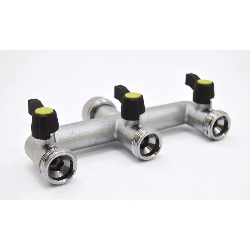 S&M s & m 550256 Triple 3 Way Valve 3/4 "x 3/4"