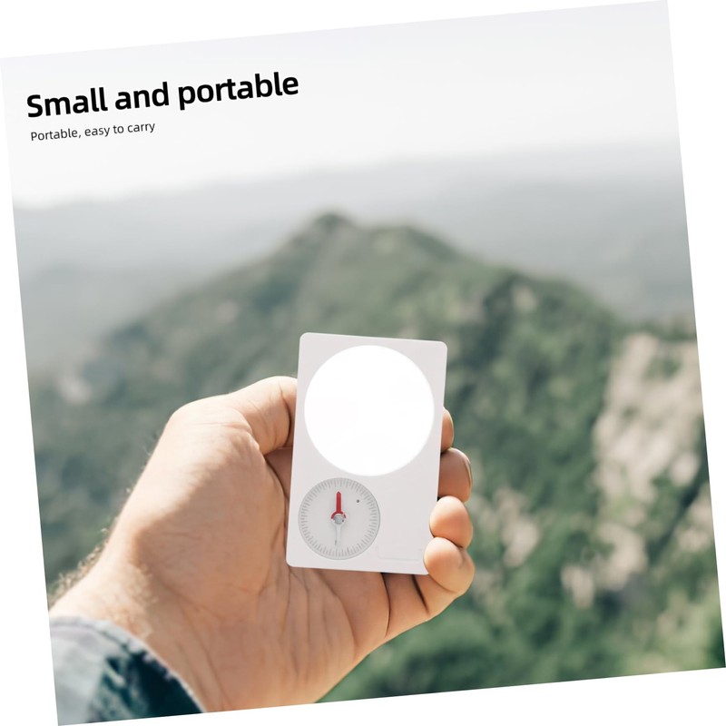 BESPORTBLE Dual Function Compass Magnifier Lightweight Outdoor Tool for Navigation